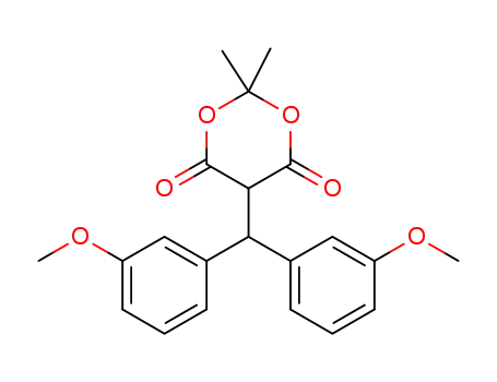 5-(bis(3-methoxyphenyl)methyl)-2,2-dimethyl-1,3-dioxane-4,6-dione