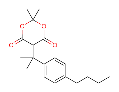 5-(2-(4-butylphenyl)propan-2-yl)-2,2-dimethyl-1,3-dioxane-4,6-dione