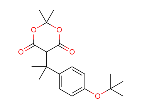 5-(2-(4-(tert-butoxy)phenyl)propan-2-yl)-2,2-dimethyl-1,3-dioxane-4,6-dione