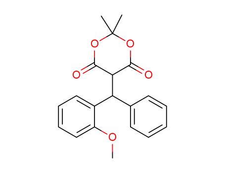 5-((2-methoxyphenyl)(phenyl)methyl)-2,2-dimethyl-1,3-dioxane-4,6-dione