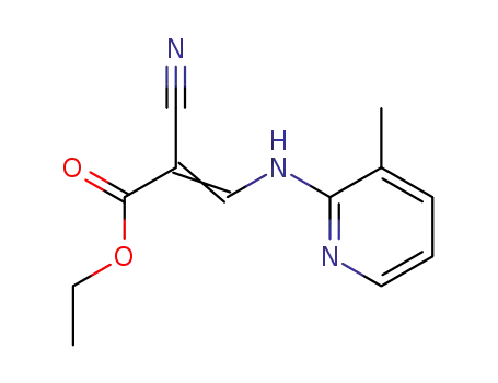 ethyl 2-cyano-3-(3-methyl-2-pyridylamino)acrylate
