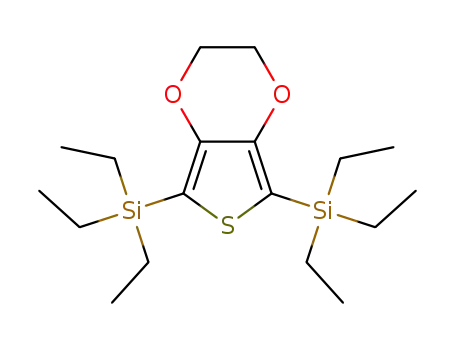 2,5-bis(triethylsilyl)-3,4-ethylenedioxythiophene