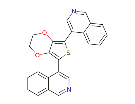 5,7-di(isoquinolin-4-yl)-2,3-dihydrothieno[3,4-b][1,4]dioxine