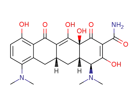 Molecular Structure of 10118-90-8 (Minocycline)