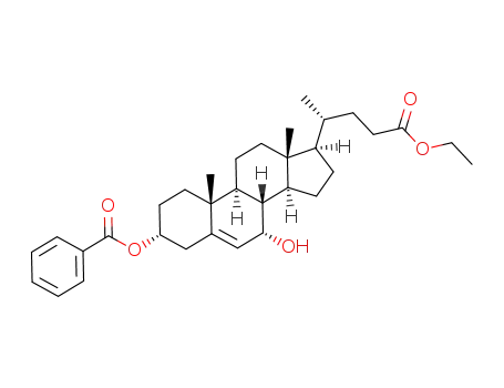ethyl 3α-benzoyloxy-7α-hydroxy-chol-5-en-24-oate