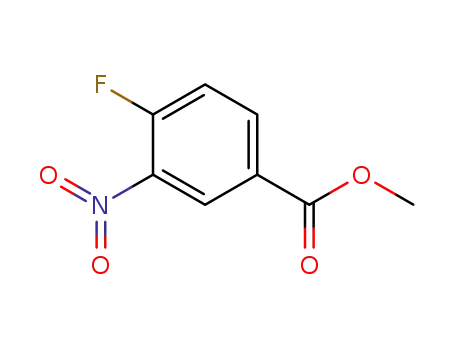 Molecular Structure of 329-59-9 (Methyl 4-fluoro-3-nitrobenzoate)