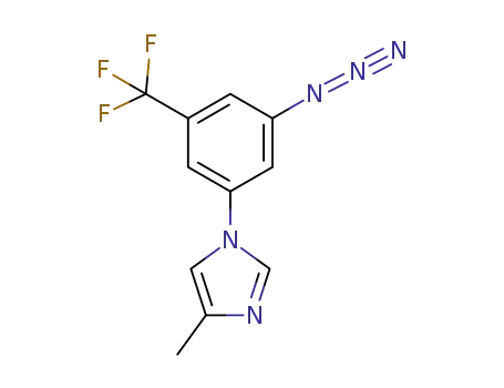 3-(4-methyl-1H-imidazol-1-yl)-5-(trifluoromethyl)azide