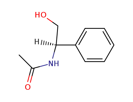 Molecular Structure of 78761-26-9 (D(-)-AC-ALPHA-PHENYLGLYCINOL)