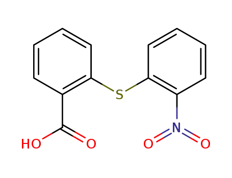 Molecular Structure of 19806-43-0 (2-[(2-nitrophenyl)thio]benzoic acid)