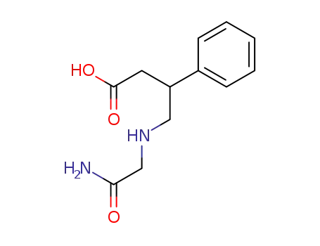 4-[(2-amino-2-oxoethyl)amino]-3-phenylbutanoic acid