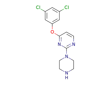 4-(3,5-dichlorophenoxy)-2-(piperazin-1-yl)pyrimidine