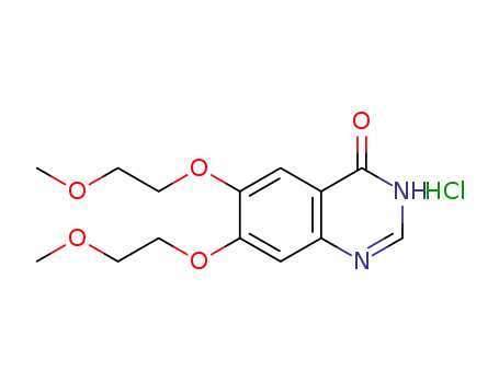 6,7-bis(2-methoxyethoxy)quinazolin-4-one hydrochloride