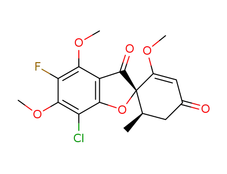 (2S,6'R)-7-chloro-5-fluoro-2',4,6-trimethoxy-6'-methyl-3H-spiro[benzofuran-2,1'-cyclohexan]-2'-ene-3,4'-dione