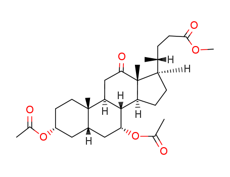 Cholan-24-oic acid,3,7-bis(acetyloxy)-12-oxo-, methyl ester, (3a,5b,7a)-