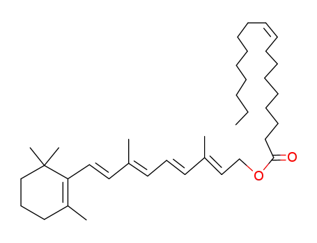 Molecular Structure of 631-88-9 (retinol oleate)