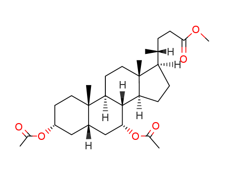 Cholan-24-oic acid,3,7-bis(acetyloxy)-, methyl ester, (3a,5b,7a)-