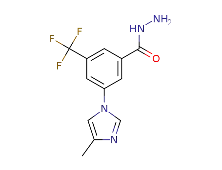 3-(4-methyl-1H-imidazol-1-yl)-5-(trifluoromethyl)benzohydrazide