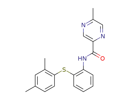 N-(2-(2,4-dimethylphenylthio)phenyl)-5-methylpyrazine-2-carboxamide