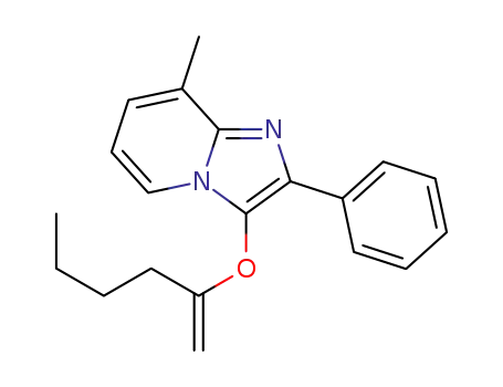 3-(hex-1-en-2-yloxy)-8-methyl-2-phenylimidazo[1,2-a]pyridine