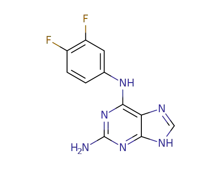 N6-(3,4-difluorophenyl)-9H-purine-2,6-diamine