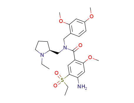 (S)-N-(2,4-dimethoxybenzyl)-4-amino-N-((1-ethylpyrrolidin-2-yl)methyl)-5-(ethylsulfonyl)-2-methoxybenzamide