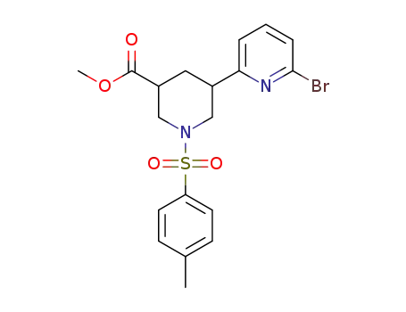 methyl 5-(6-bromopyridin-2-yl)-1-tosylpiperidine-3-carboxylate