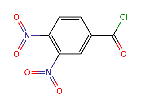 Molecular Structure of 24376-18-9 (Benzoyl chloride, 3,4-dinitro-)