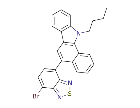 4-bromo-7-(11-butyl-11H-benzo[a]carbazol-5-yl)benzo[c][1,2,5]- thiadiazole
