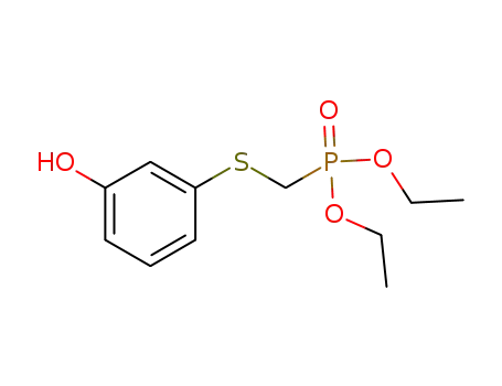 diethyl (((3-hydroxyphenyl)thio)methyl)phosphonate