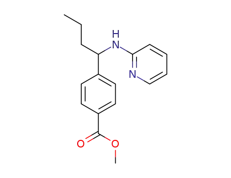 methyl 4-[1-(pyridin-2-ylamino)butyl]benzoate