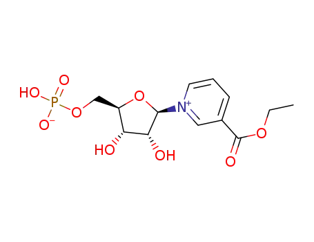 (3,4-dihydroxy-5-(3-(ethoxycarbonyl)pyridin-1-ium-1-yl)tetrahydrofuran-2-yl)methyl hydrogen phosphate