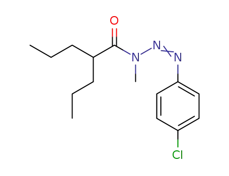1-(4-chlorophenyl)-3-methyl-3-[2-(propyl)pentanoyl]triazene