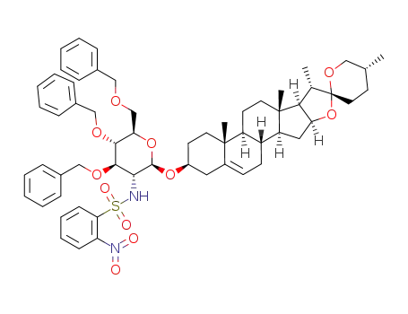 diosgenyl 3,4,6-tri-O-benzyl-2-deoxy-2-(2-dinitrobenzenesulfonylamino)-β-D-glucopyranoside
