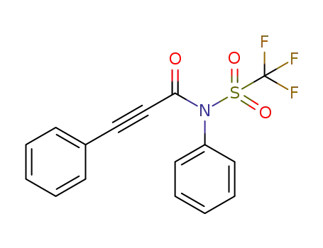 N,3-diphenyl-N-((trifluoromethyl)sulfonyl)propiolamide