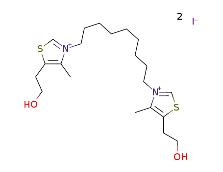 1,9‐nonamethylene bis[4‐methyl‐5‐(2‐hydroxyethyl)thiazol‐3‐ium] diiodide
