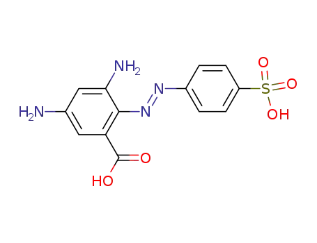 3,5-diamino-2-(4-sulfo-phenylazo)-benzoic acid