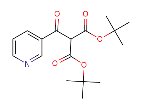 1,3-di-tert-butyl 2-(pyridine-3-carbonyl)propanedioate