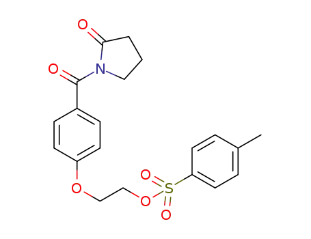 N-[4-(2'-tosyloxyethyloxy)benzoyl]pyrrolidin-2-one