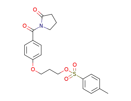 N-[4-(3’-tosyloxypropyloxy)benzoyl]pyrrolidin-2-one