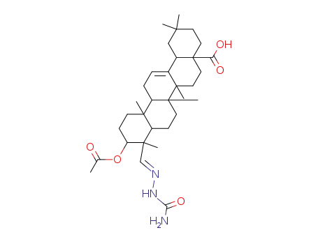 3-acetoxy-23-semicarbazono-olean-12-en-28-oic acid