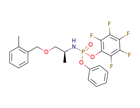 (S)-pentafluorophenylphenyl-(1-(2-methylbenzyloxy)propan-2-yl)phosphoramidate