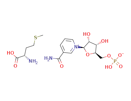 (S)-1-carboxy-3-(methylthio)propan-1-aminium ((2R,3S,4R,5R)-5-(3-carbamoylpyridin-1-ium-1-yl)-3,4-dihydroxytetrahydrofuran-2-yl)methyl phosphate