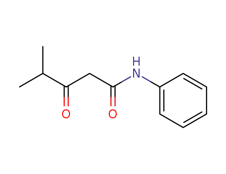 Molecular Structure of 124401-38-3 (N-Phenyl-isobutyloylacetamide)