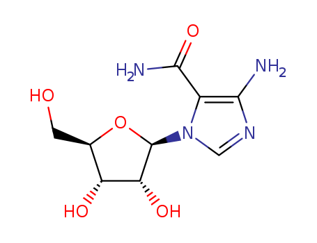 5-amino-3-[3,4-dihydroxy-5-(hydroxymethyl)oxolan-2-yl]imidazole-4-carboxamide cas  7132-71-0