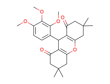 3,3,6,6-tetramethyl-9-(2,3,4-trimethoxyphenyl)-3,4,5,6,7,9-hexahydro-1H-xanthene-1,8(2H)-dione