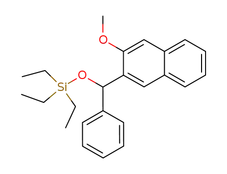 Triethyl-[(3-methoxy-naphthalen-2-yl)-phenyl-methoxy]-silane