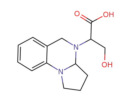 3-hydroxy-2-(1,2,3,3a-tetrahydropyrrolo[1,2-a]quinazolin-4(5H)-yl)propanoic acid