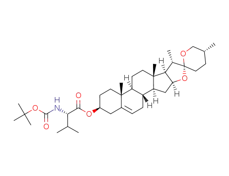 (25R)-spirost-5-en-3β-yl N-(t-butoxycarbonyl)-L-valinate