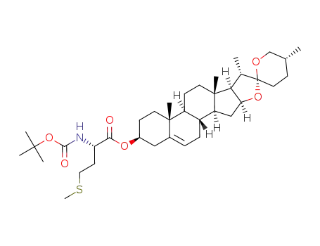 (25R)-spirost-5-en-3β-yl N-(t-butoxycarbonyl)-L-methioninate
