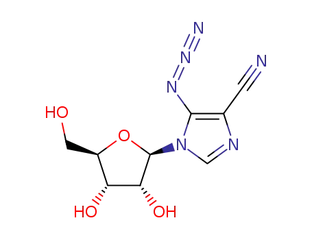 5-azido-1-β-D-ribofuranosyl-1H-imidazole-4-carbonitrile